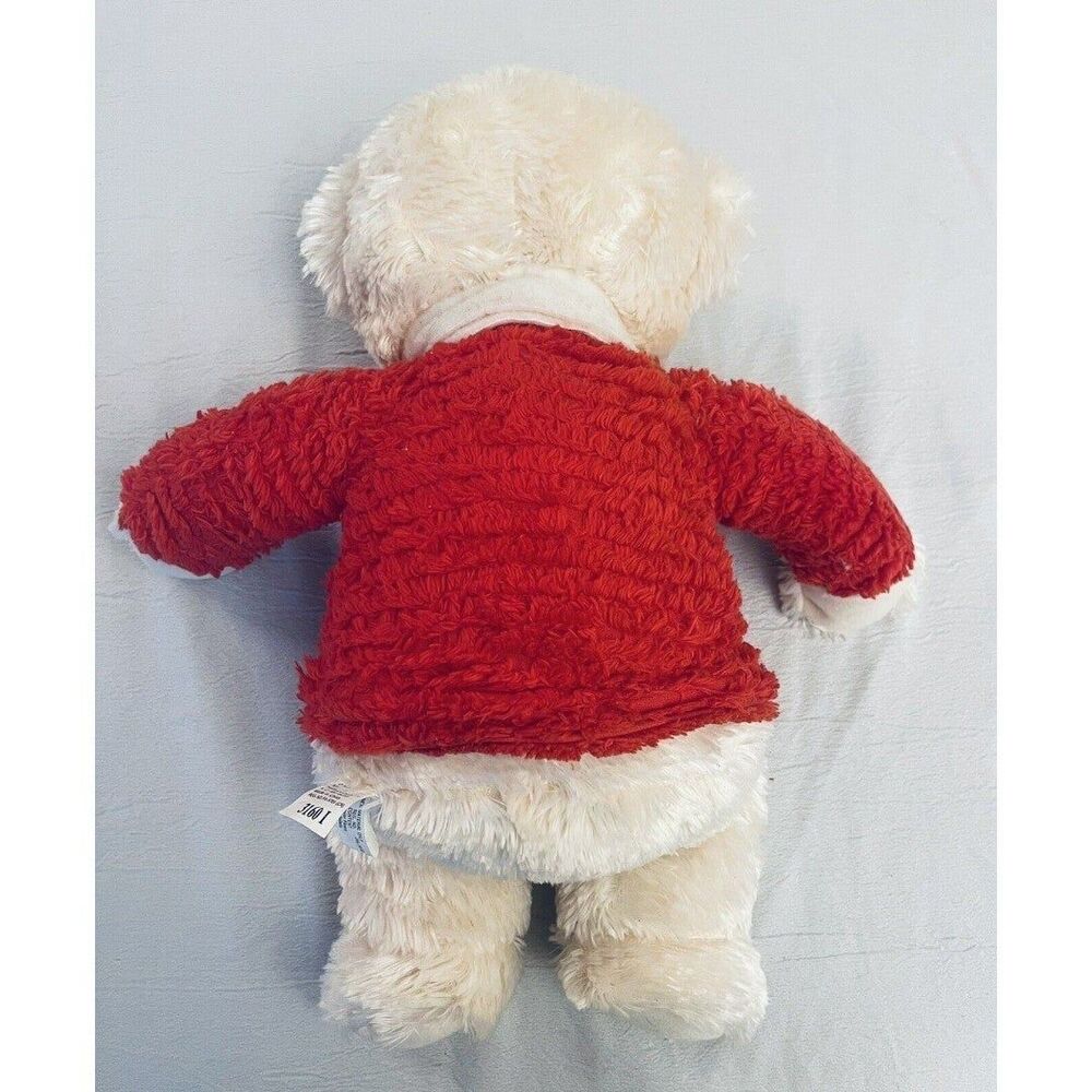 Hallmark Jingle Bear Plays Jingle Bells Christmas 14" Plush Stuffed Tested Plays - Picture 3 of 7